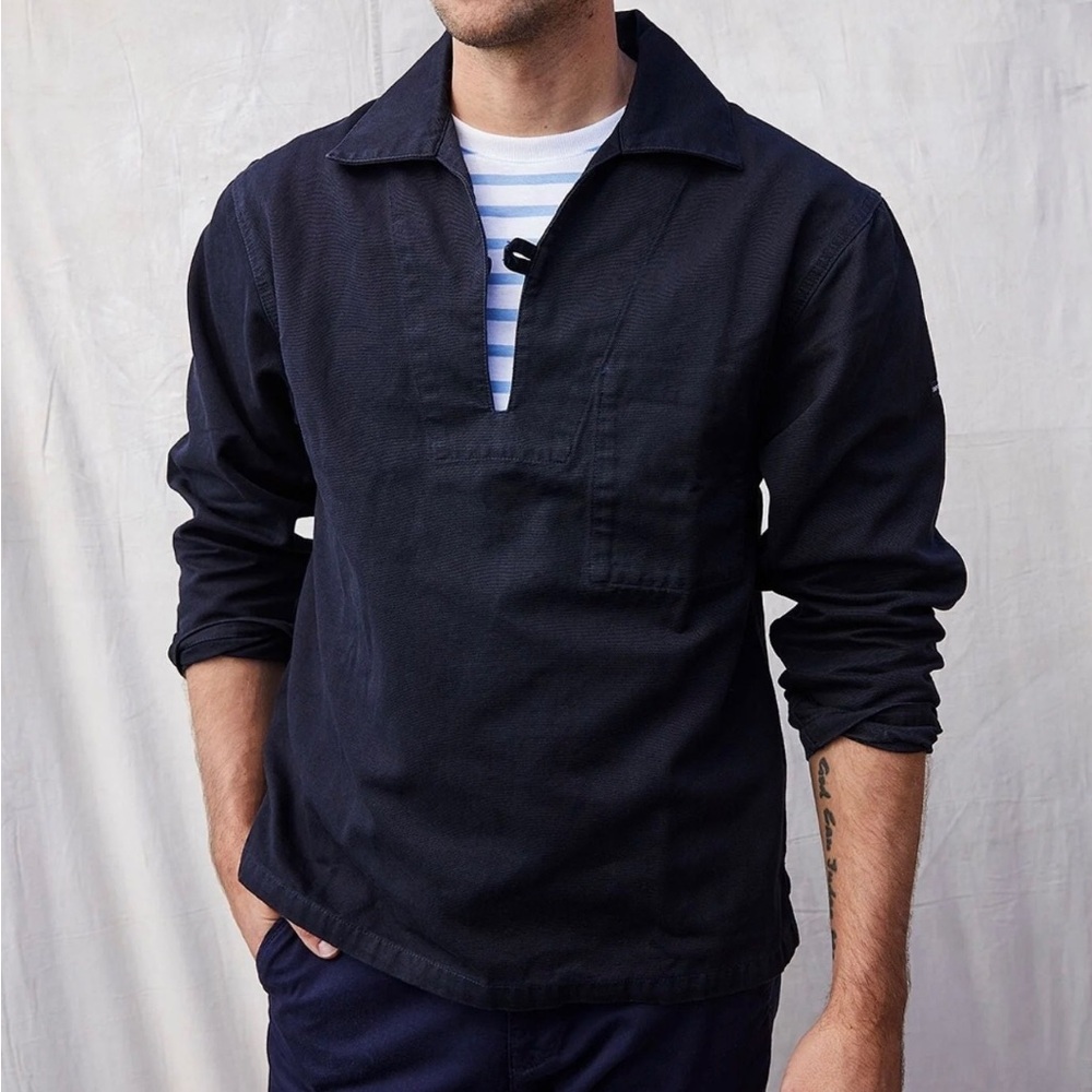 SAINT JAMES NEMO II French Sailor Canvas Jacket Unisex 42 Large